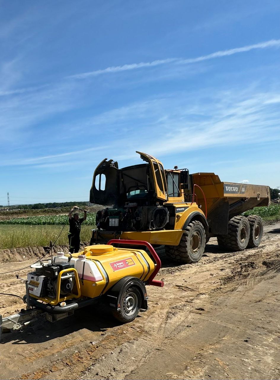 Naprawa maszyny budowlanej