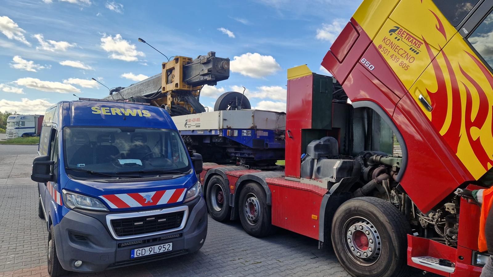 Naprawa ciągnika siodłowego